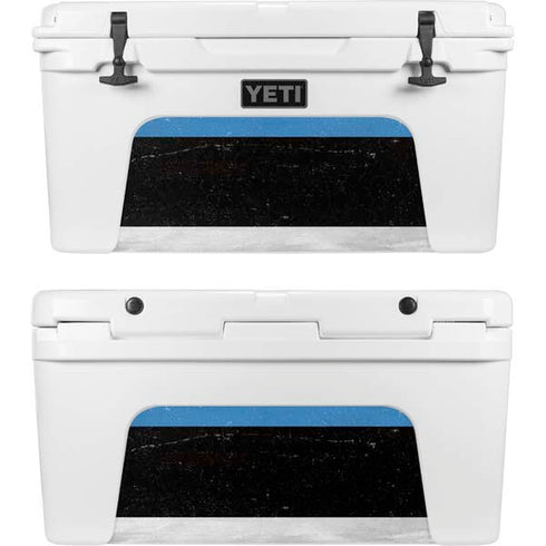 Estonia Flag Distressed YETI Tundra 75 Hard Cooler Skin